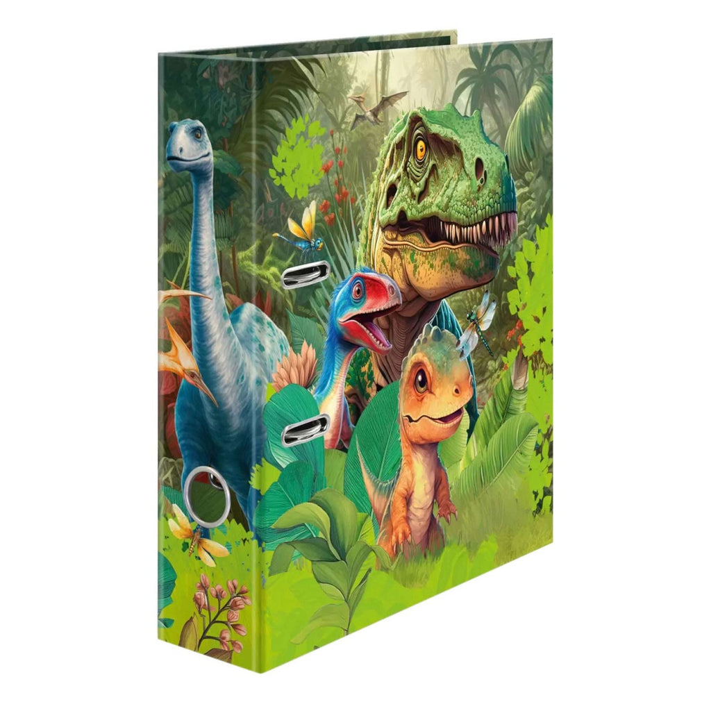 Dossier Escolar A4 HERMA Dino World L/L 2 Argolas 70mm ANIMATEK