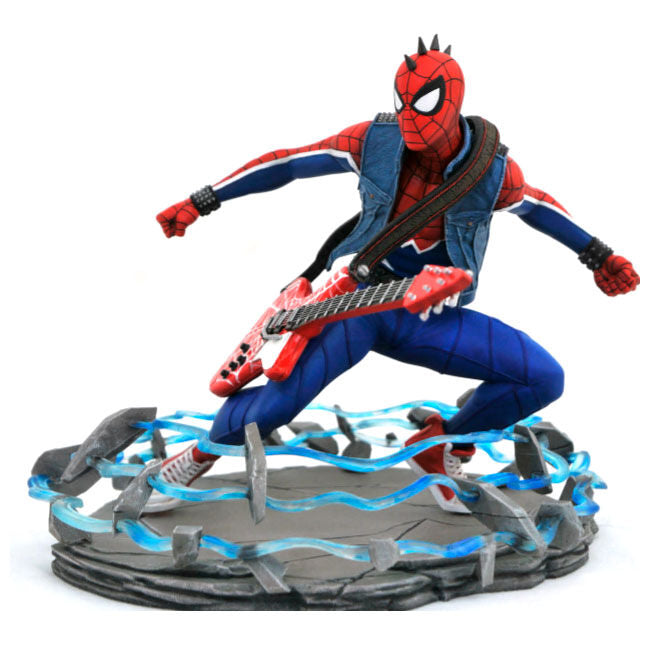Estatua Spider-Punk Spiderman Marvel 18cm ANIMATEK