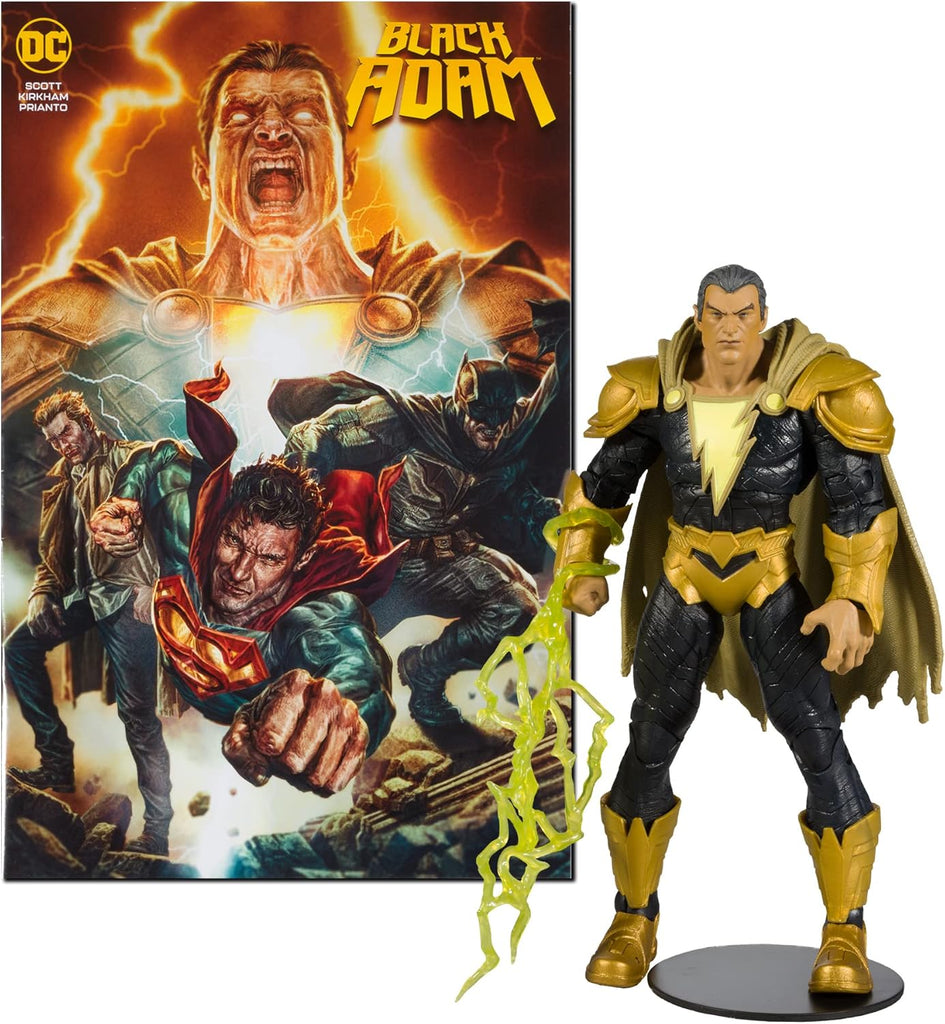 Figura Articulada DC Comics Black Adam 17cm + Comic Exclusivo ANIMATEK