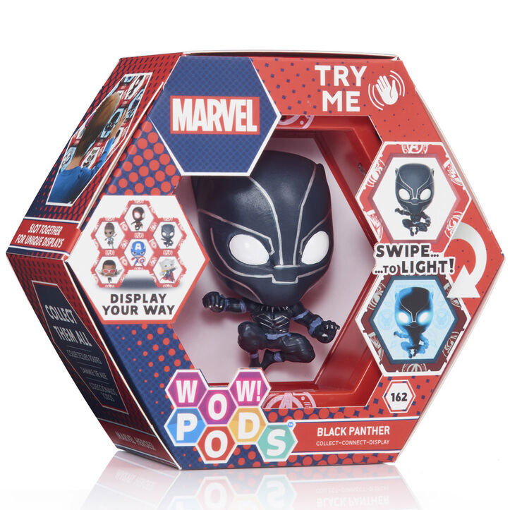 Figura Marvel LED WOW! POD Black Panther ANIMATEK