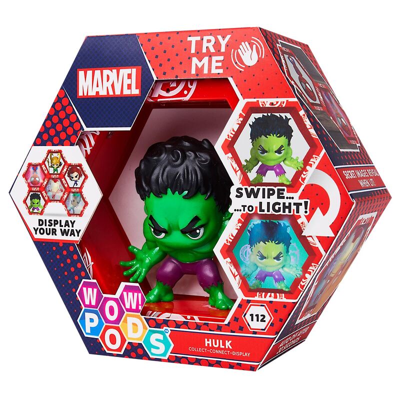 Figura Marvel LED WOW! POD Hulk ANIMATEK