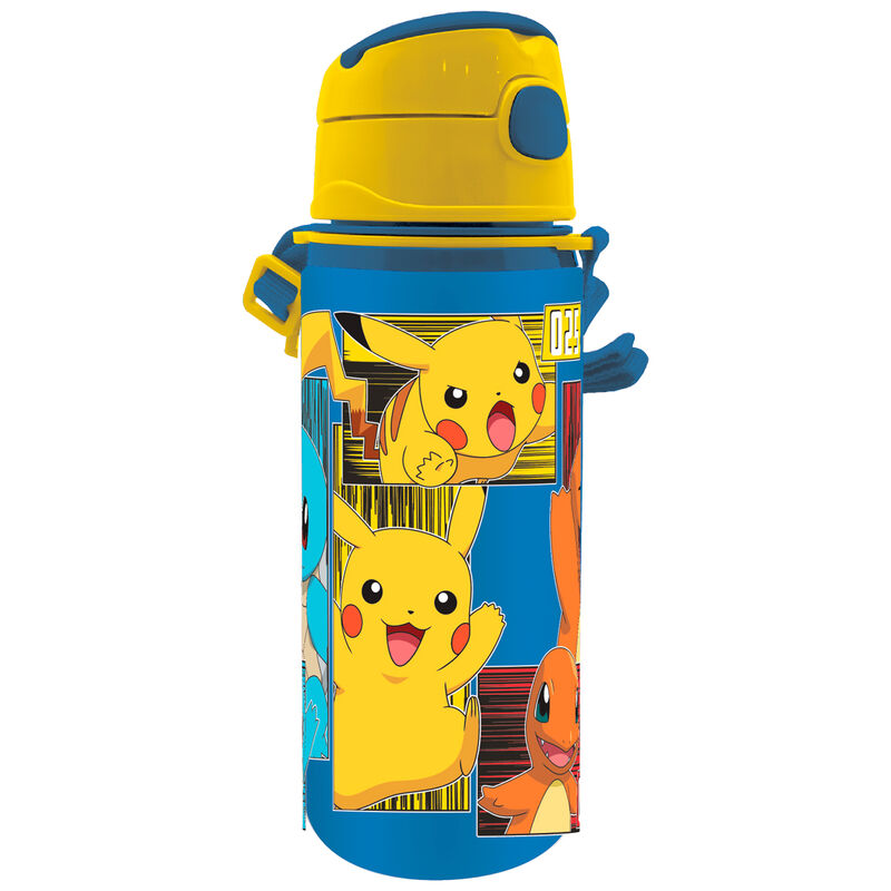 Garrafa de Alumínio Pokémon 600ml com Fecho Automático ANIMATEK