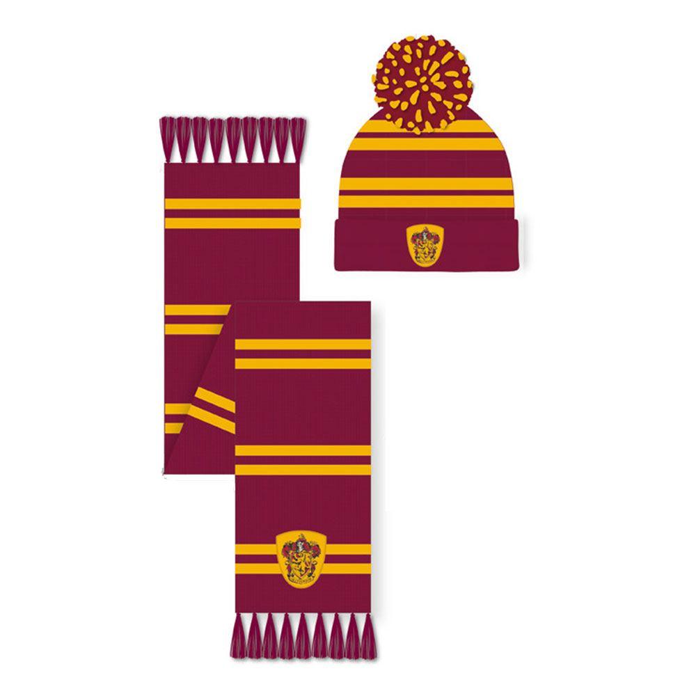 Harry Potter Beanie & Scarf Set House Gryffindor 165 cm ANIMATEK