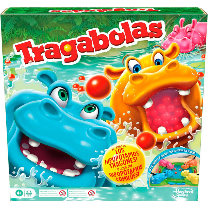 Hasbro Gaming Hungry Hungry Hippos (+4 anos) ANIMATEK