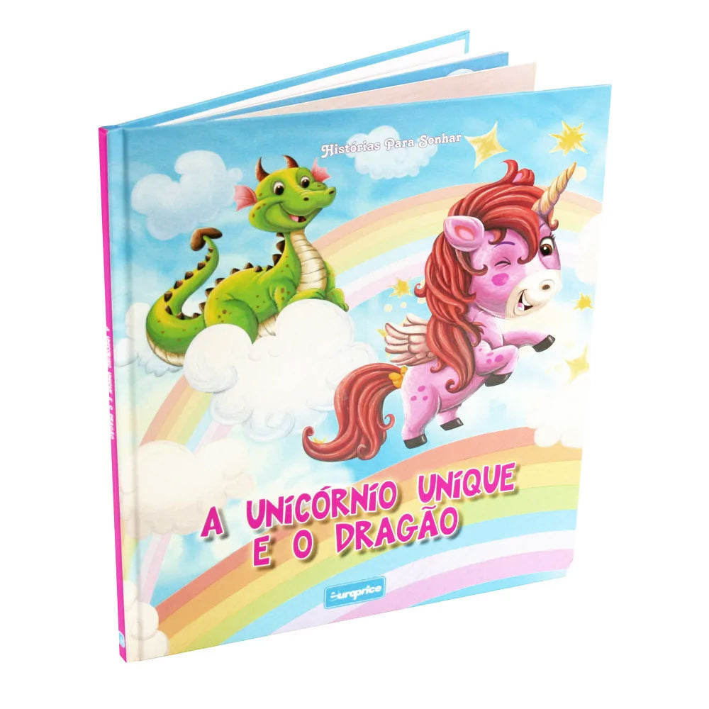 Histórias para Sonhar - A Unicórnio Unique e o Dragão Europrice Hi7707-b (Português) ANIMATEK