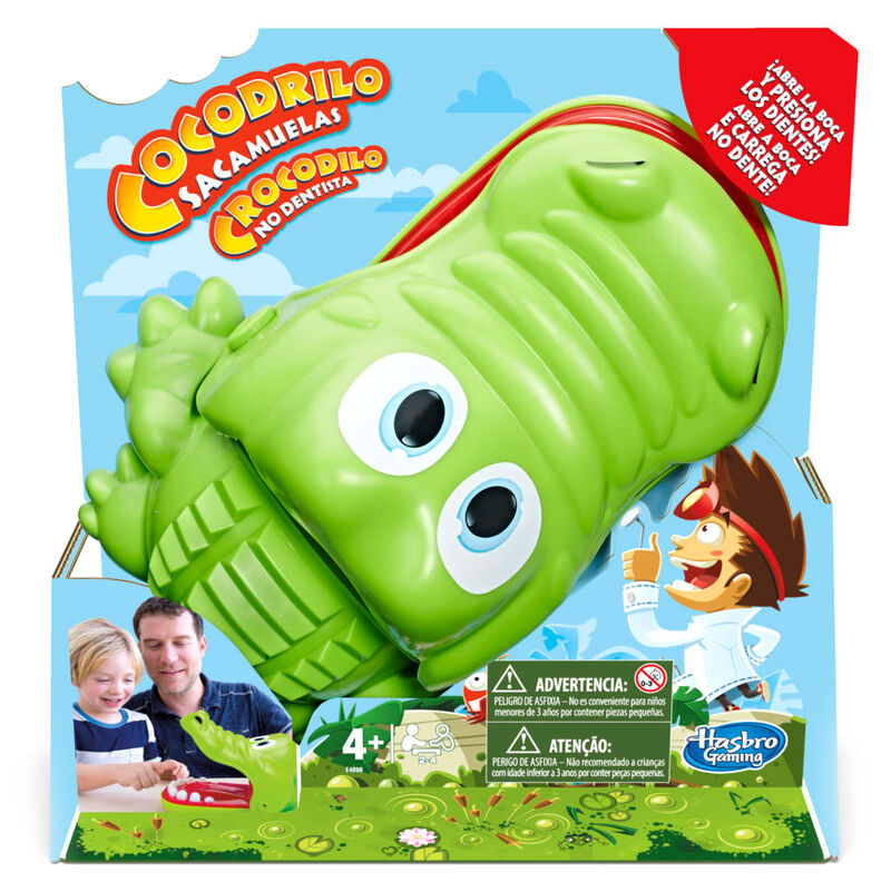 Jogo Crocodilo Tira-Dentes - Hasbro Gaming ANIMATEK