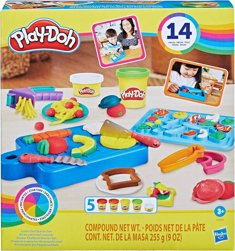 Kit Iniciante dos Pequenos Chefes Play-Doh Starters F6904 ANIMATEK