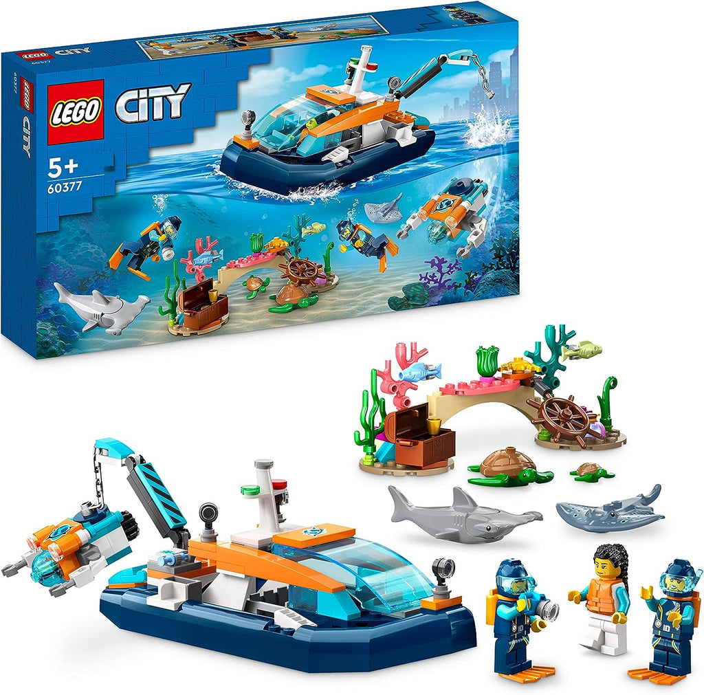 LEGO City Barco de Mergulho Explorador 60377 ANIMATEK