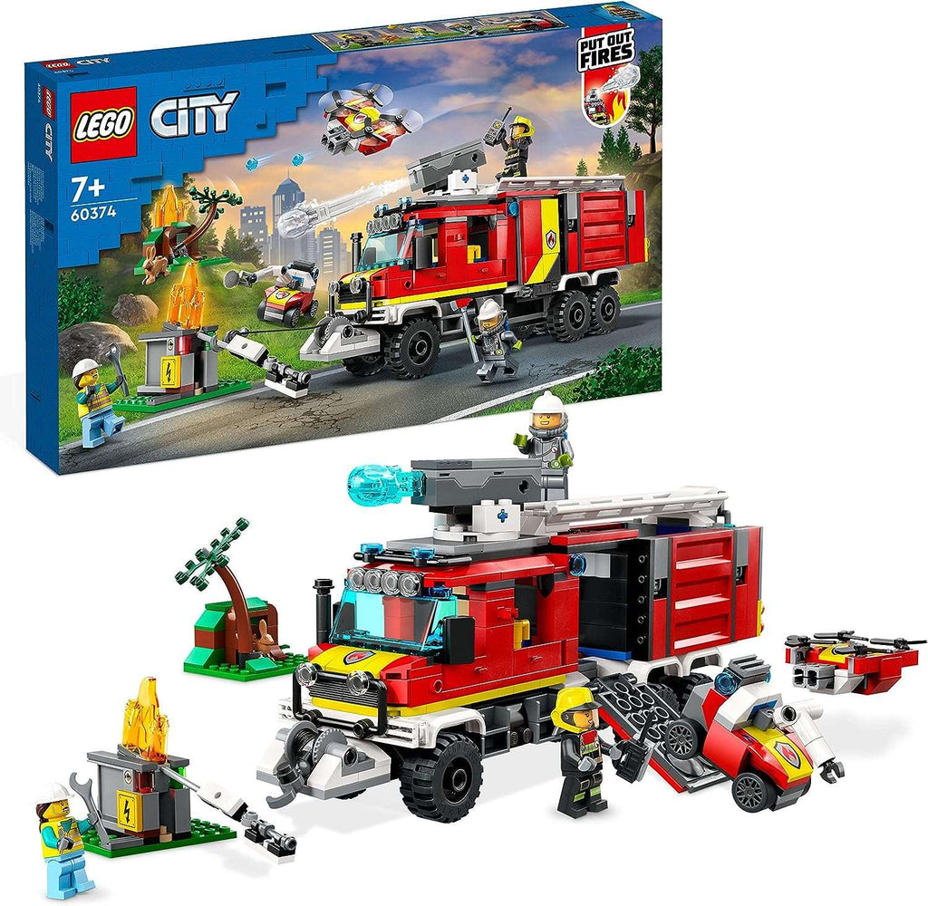 LEGO City Camião de Controlo de Incêndios 60374 ANIMATEK