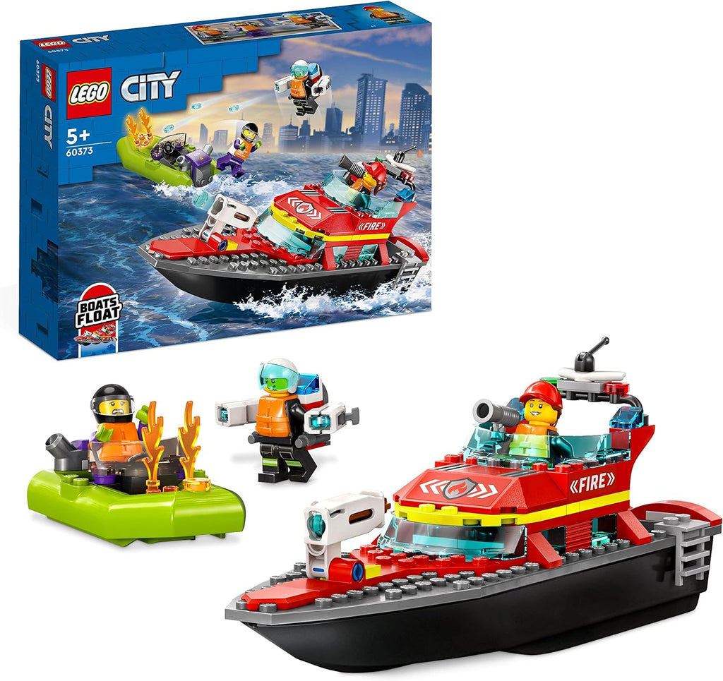 LEGO City Lancha de Resgate dos Bombeiros 60373 ANIMATEK