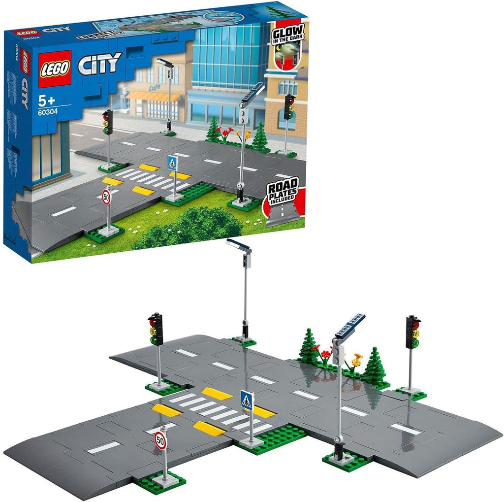 LEGO City Placas de Estrada 60304 - Conjunto de Construção para Expandir a Cidade ANIMATEK