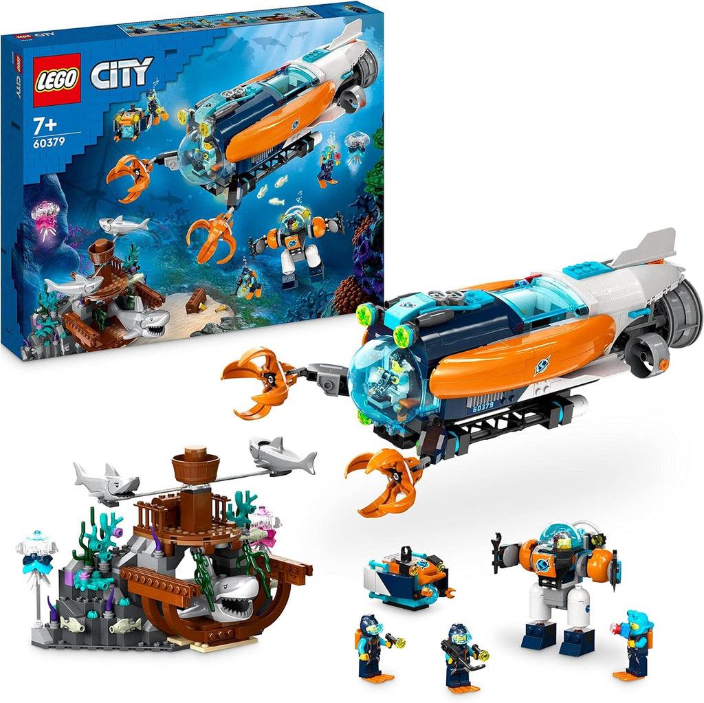 LEGO City Submarino Explorador do Fundo do Oceano 60379 ANIMATEK