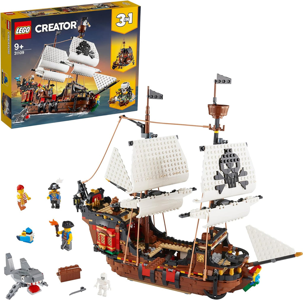 LEGO Creator 3-em-1 Barco Pirata 31109 ANIMATEK