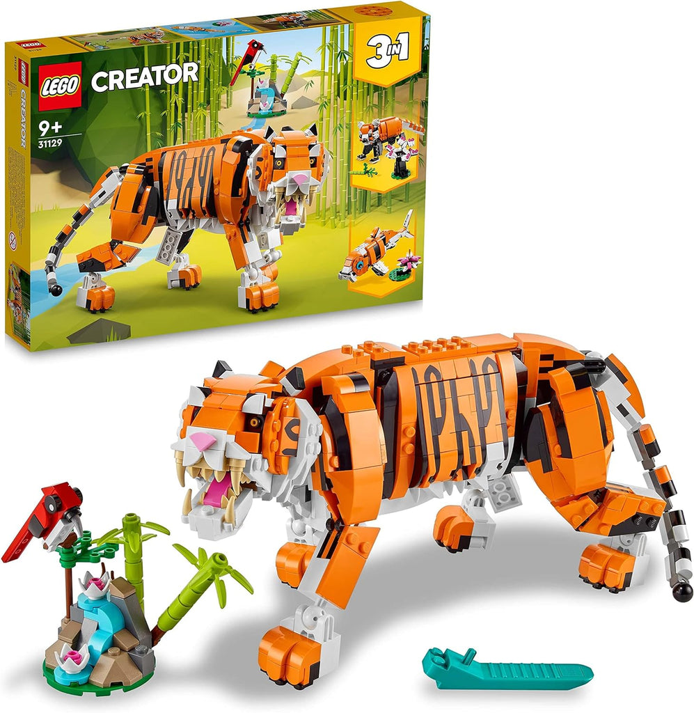 LEGO Creator 3-em-1 Tigre Majestoso 31129 ANIMATEK