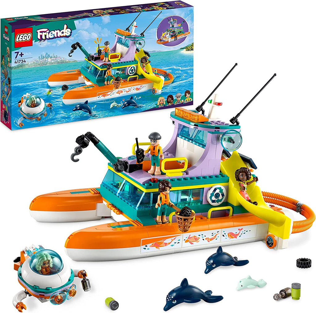 LEGO Friends Barco de Resgate Marítimo 41734 ANIMATEK