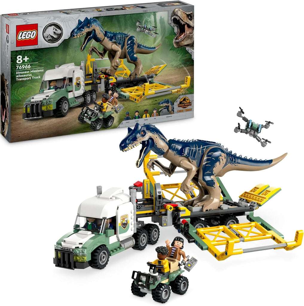 LEGO Jurassic World - Camião de Transporte do Allosaurus: Missões Jurássicas ANIMATEK