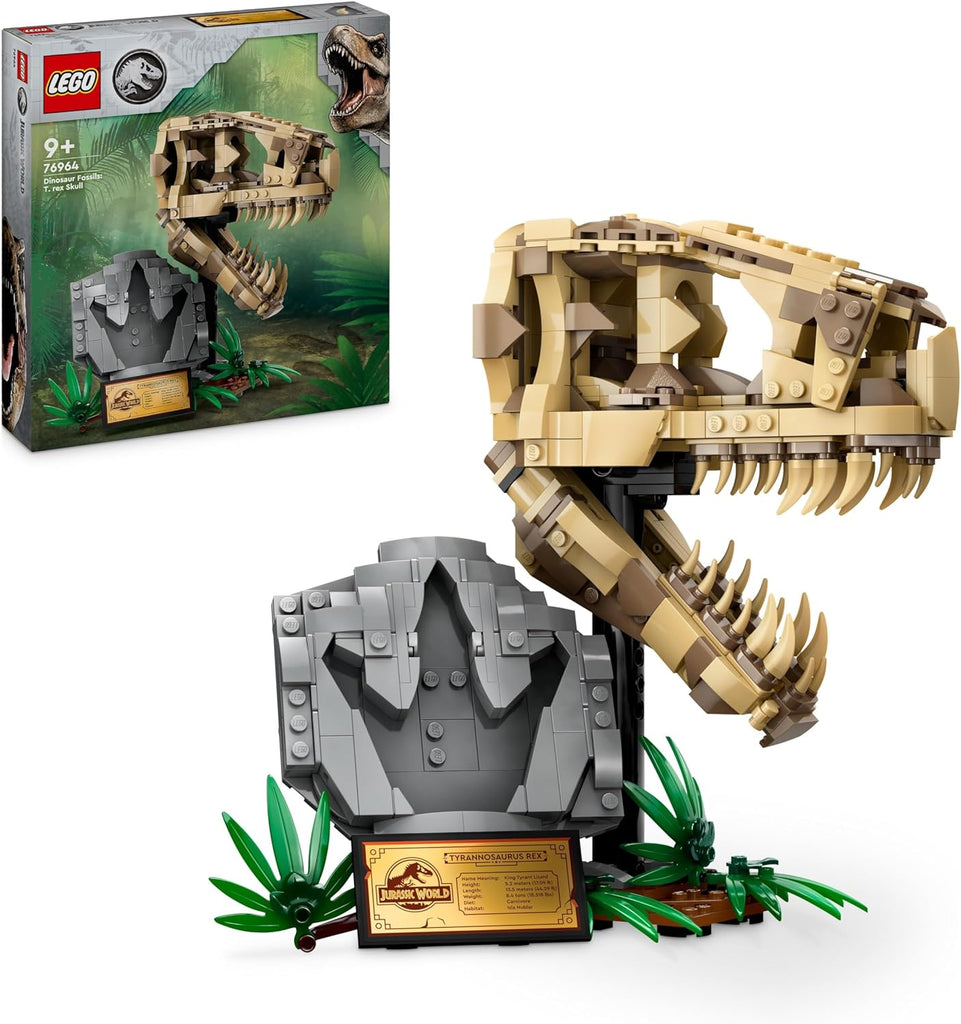 LEGO Jurassic World Fósseis de Dinossauros: T-Rex Caveira 76964 ANIMATEK