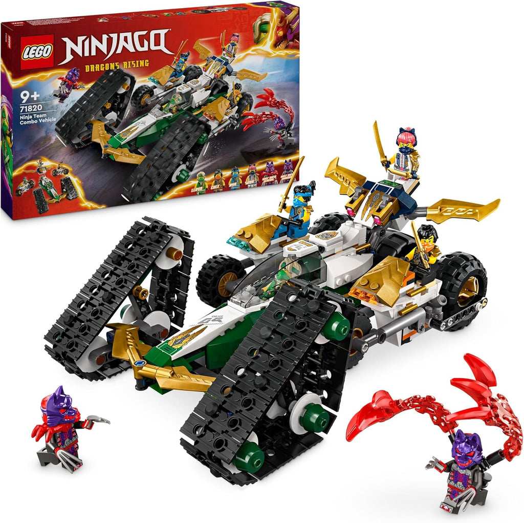 LEGO NINJAGO® Veículo Combinado da Equipa Ninja 4 em 1 ANIMATEK