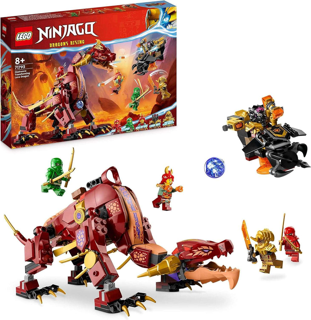 LEGO Ninjago Dragão De Lava Transformável Em Onda De Calor 71793 ANIMATEK