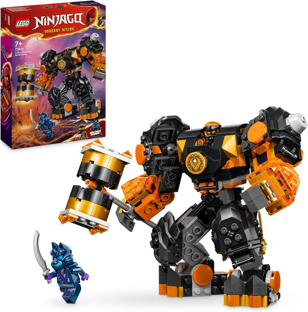 LEGO Ninjago Robô da Terra Elemental do Cole 71806 ANIMATEK