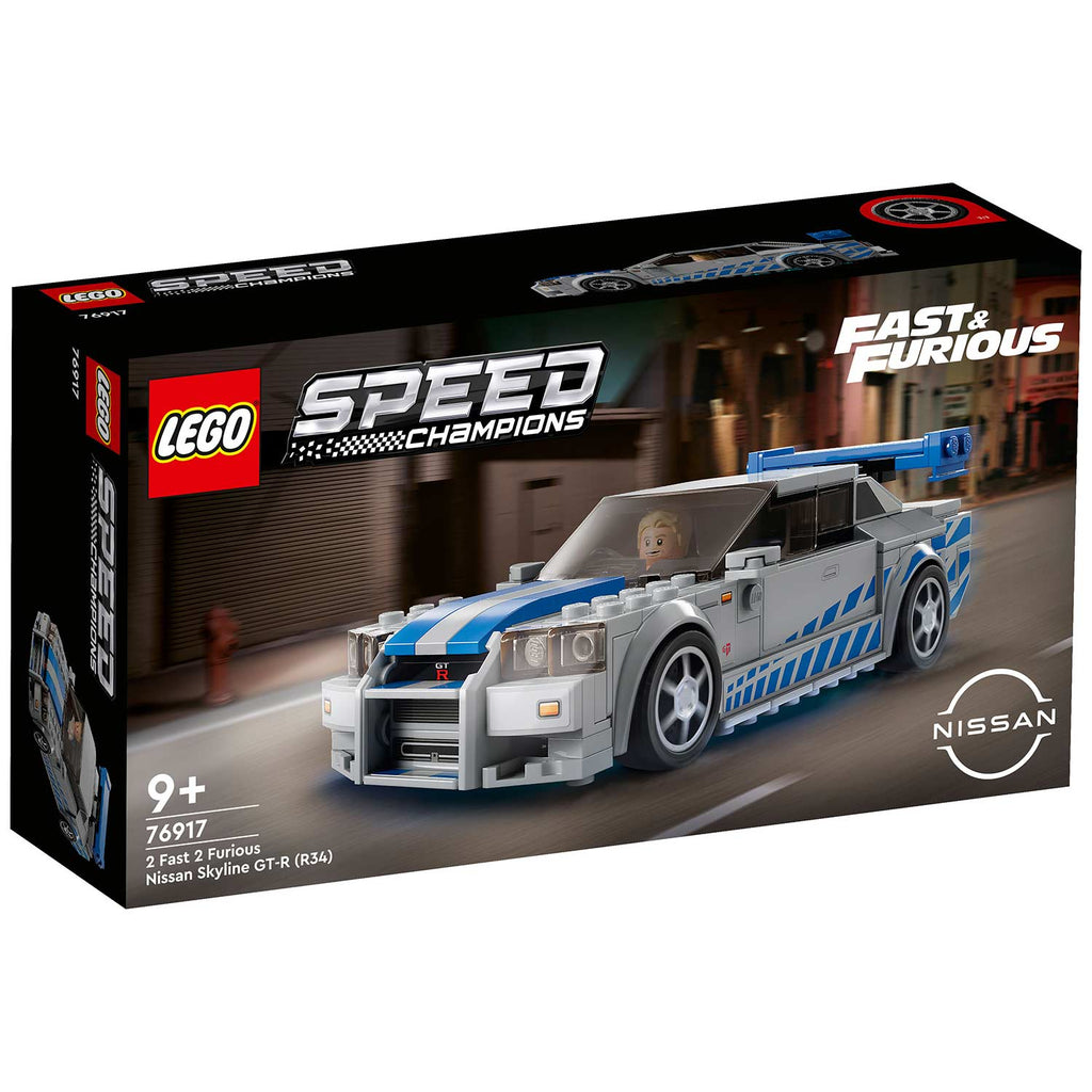 LEGO Speed Champions Velocidade Furiosa Nissan Skyline GT-R (R34) 76917 ANIMATEK