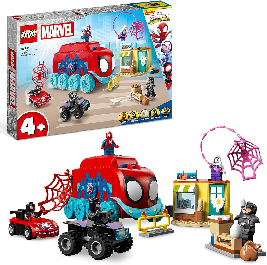 LEGO Spider-Man Quartel-General Móvel da Equipa Spidey 10791 ANIMATEK