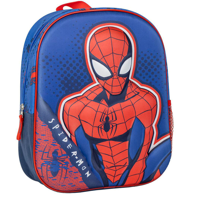 Mochila Infantil 3D Marvel Spiderman 31cm ANIMATEK