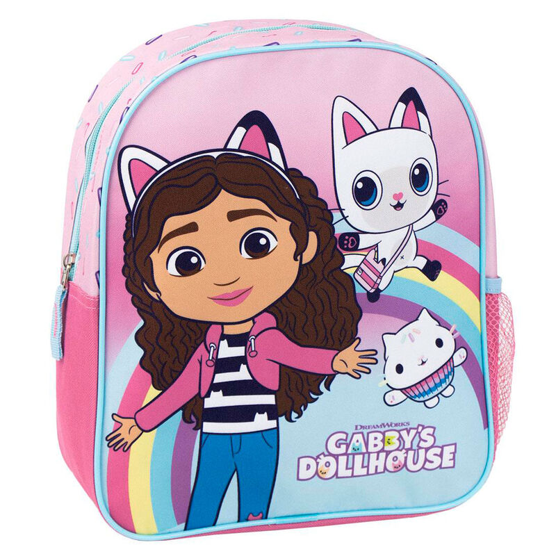 Mochila Infantil Gabby’s Dollhouse 29cm Rosa ANIMATEK