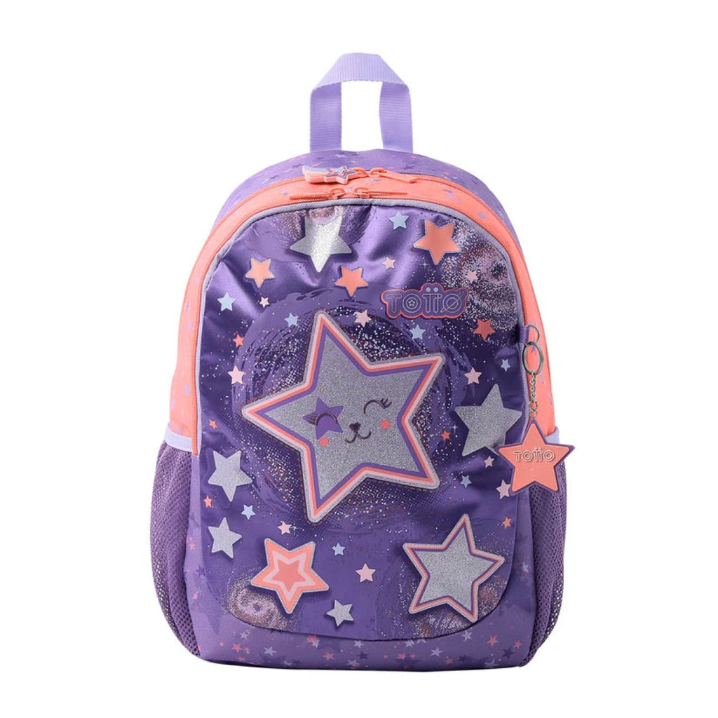 Mochila Infantil Totto Star Cat 2024 - Roxa ANIMATEK