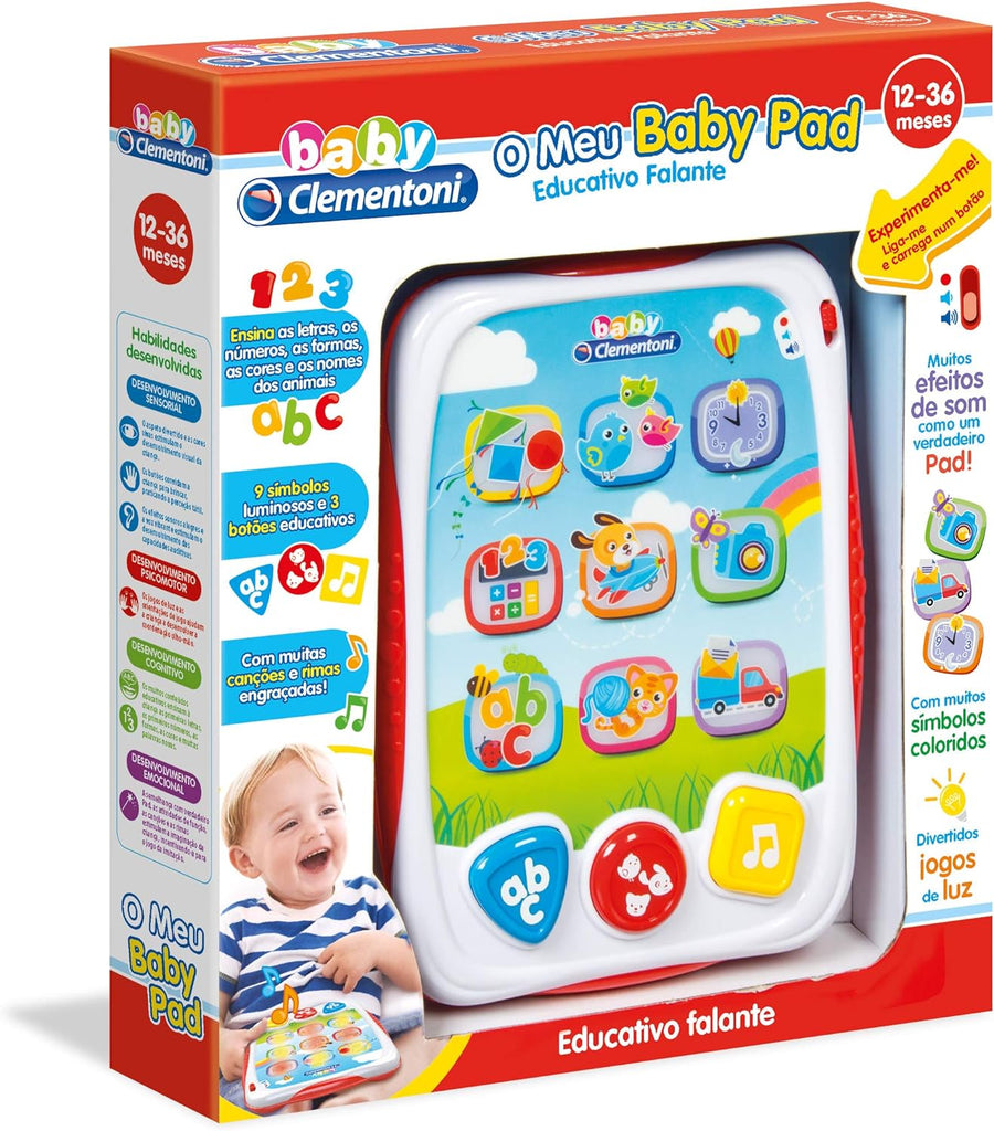 O Meu Baby Pad Clementoni Baby 67274 - Tablet Interativo para Bebês (Português) ANIMATEK