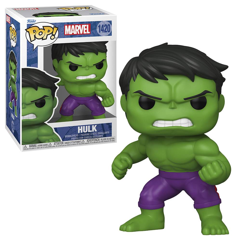 POP! Marvel: Hulk Clássico - Figura de Vinil 9,5 cm