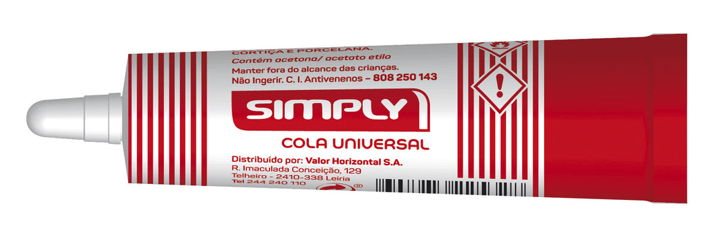 Cola Universal Simply Tubo 20ml - Ideal para Trabalhos Manuais