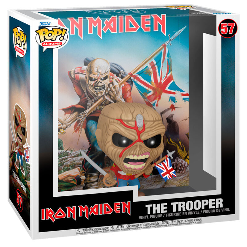 POP! Albums Iron Maiden Vinyl Figure The Trooper 9 cm ANIMATEK