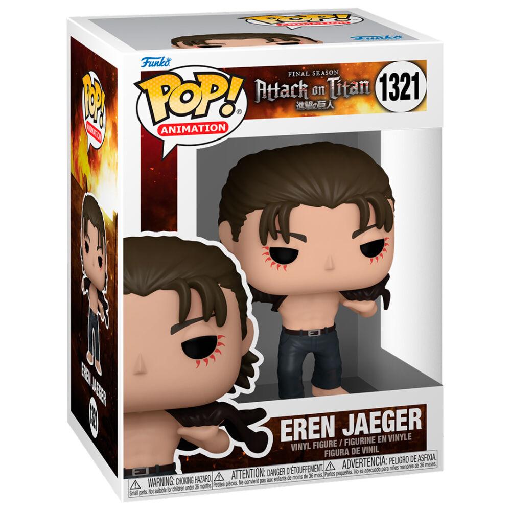 POP! Animation Attack on Titan Vinyl Figure Eren Jeager 9 cm ANIMATEK