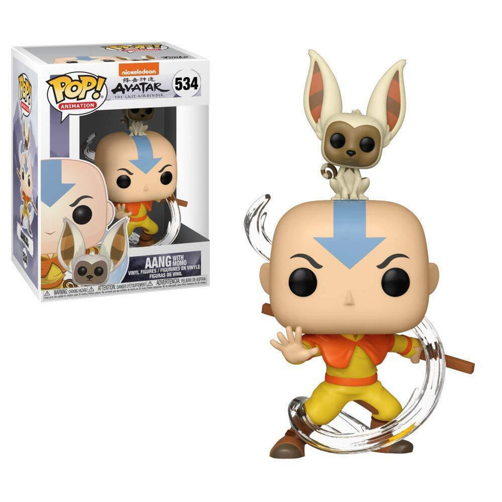 POP! Animation Avatar: The Last Airbender - Aang com Momo 9 cm ANIMATEK