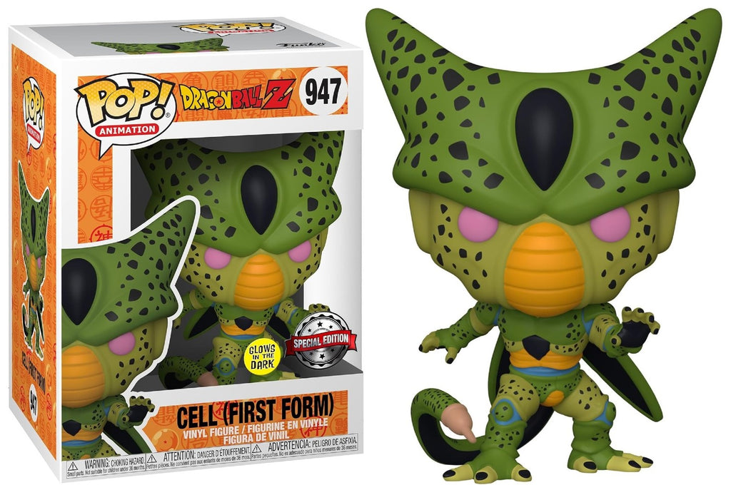 POP! Animation Dragon Ball Z Cell First Form Exclusive (Glows in the Dark) 9 cm ANIMATEK