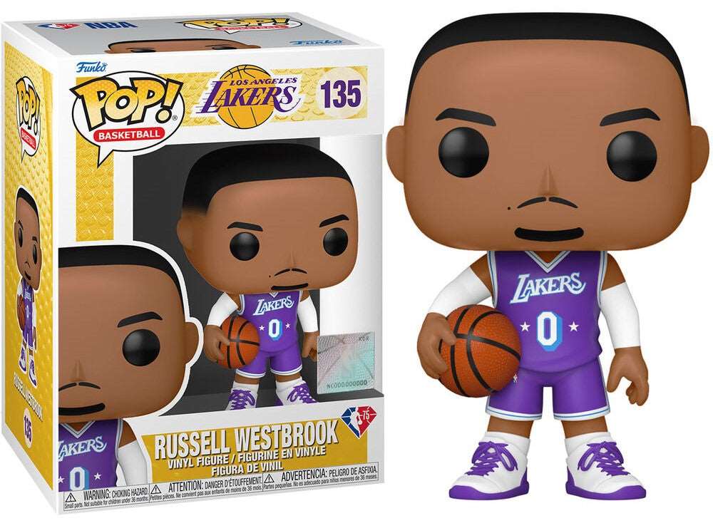 POP! Basketball NBA Washington Wizards Russell Westbrook (City Edition 2021) 9 cm ANIMATEK