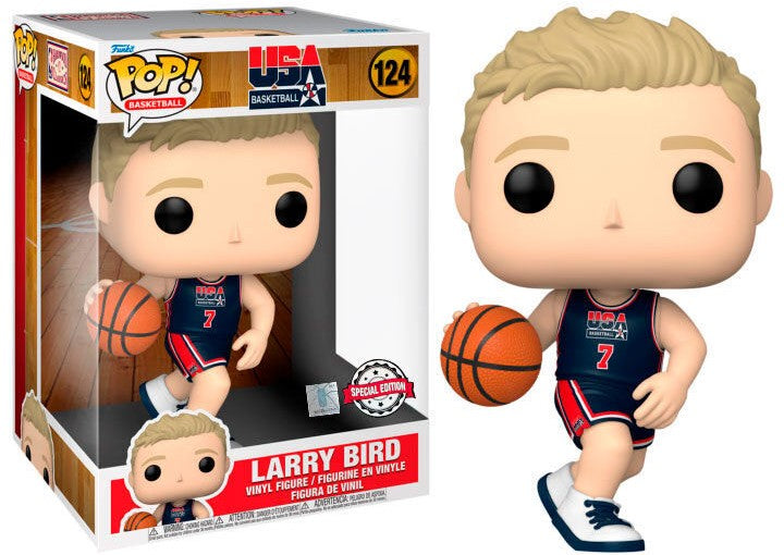 POP! Basketball Super Sized Jumbo Vinyl Figure Larry Bird (Team USA) 25 cm Exclusive ANIMATEK