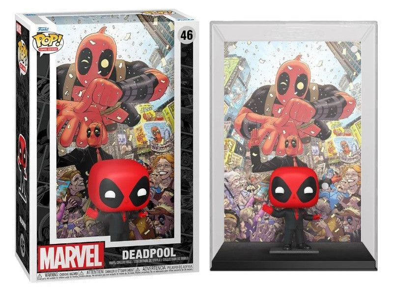 POP! Comic Cover Marvel Vinyl Figure Deadpool (2025) #1 Deadpool in Black Suit ANIMATEK