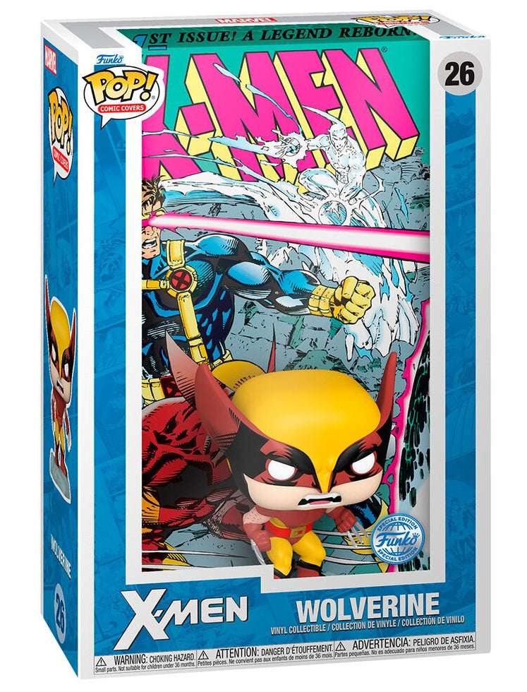 POP! Comic Cover Marvel X-Men Wolverine Exclusive - Edição Limitada ANIMATEK