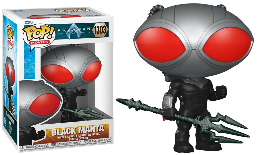 POP! DC Comics Aquaman and the Lost Kingdom Vinyl Figure Black Manta 9 cm ANIMATEK