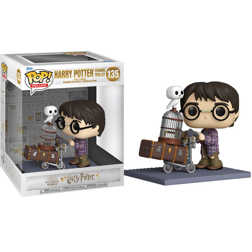 POP! Deluxe Vinyl Figure Harry Potter Pushing Trolley 9 cm ANIMATEK