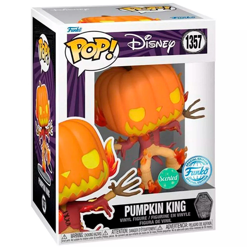 POP! Disney Pumpkin King Jack Skellington Exclusivo 10 cm ANIMATEK