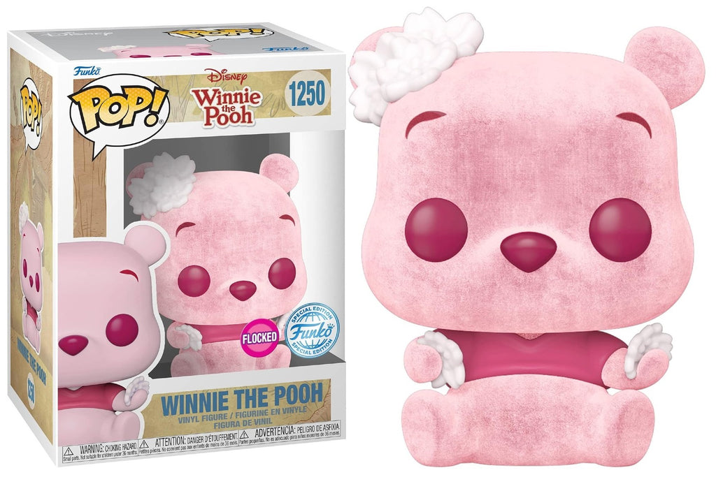 POP! Disney Winnie the Pooh Vinyl Figure Cherry Pooh (Flocked) Special Edition 9 cm ANIMATEK