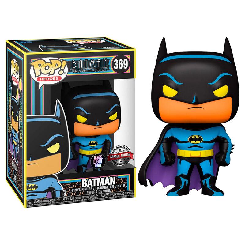 POP! Heroes DC Comics Series Vinyl Batman Black Light 9 cm Exclusive ANIMATEK