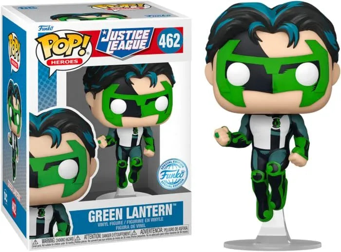 POP! Heroes: Liga da Justiça DC Comics - Lanterna Verde Kyle Rayner 9 cm Exclusivo ANIMATEK