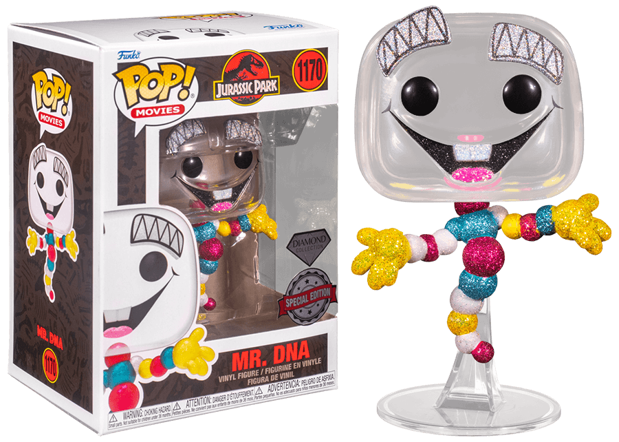 POP! Jurassic Park - Mr. DNA Diamante Exclusivo 9 cm ANIMATEK