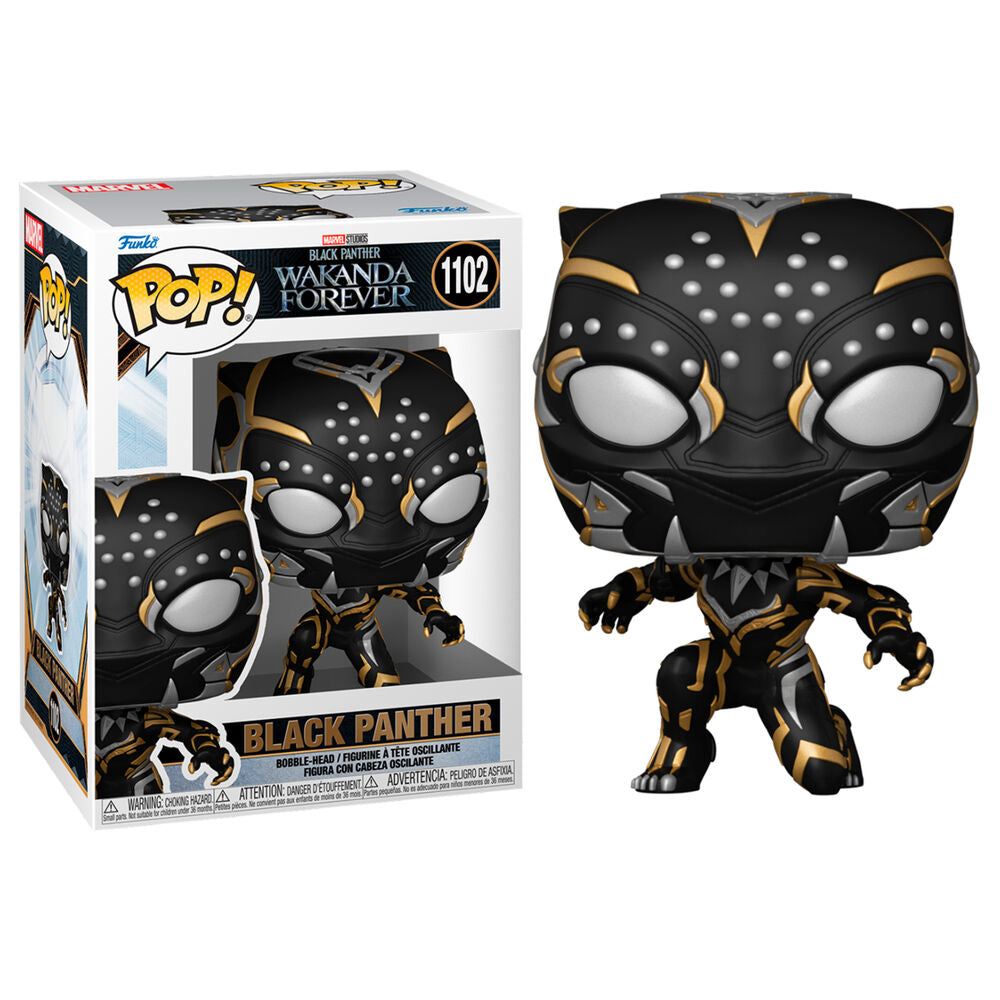 POP! Marvel Black Panther: Wakanda Forever Vinyl Figure Black Panther 9 cm ANIMATEK