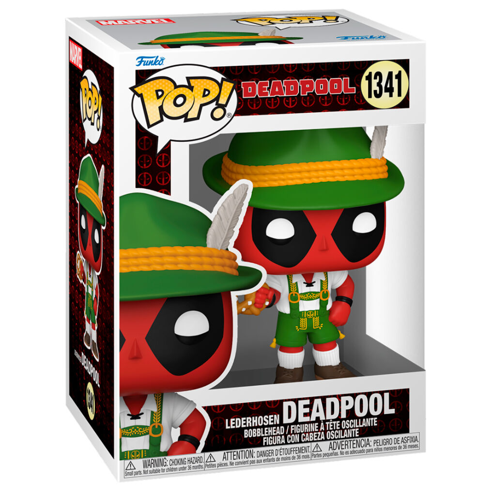 POP! Marvel Deadpool German Beer Fest Server - Lederhosen 9 cm ANIMATEK