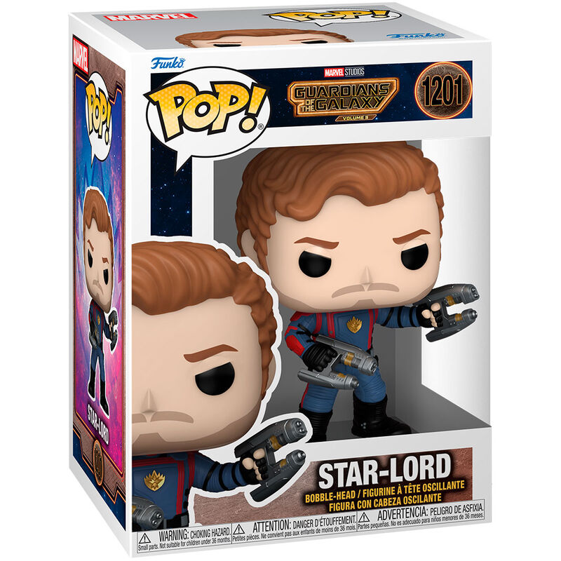 POP! Marvel Guardians of the Galaxy Vol. 3 Vinyl Figure Star-Lord 9 cm ANIMATEK